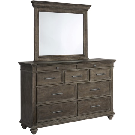 Dresser and Mirror Package