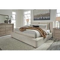 5 Piece Queen Upholstered Bedroom Set