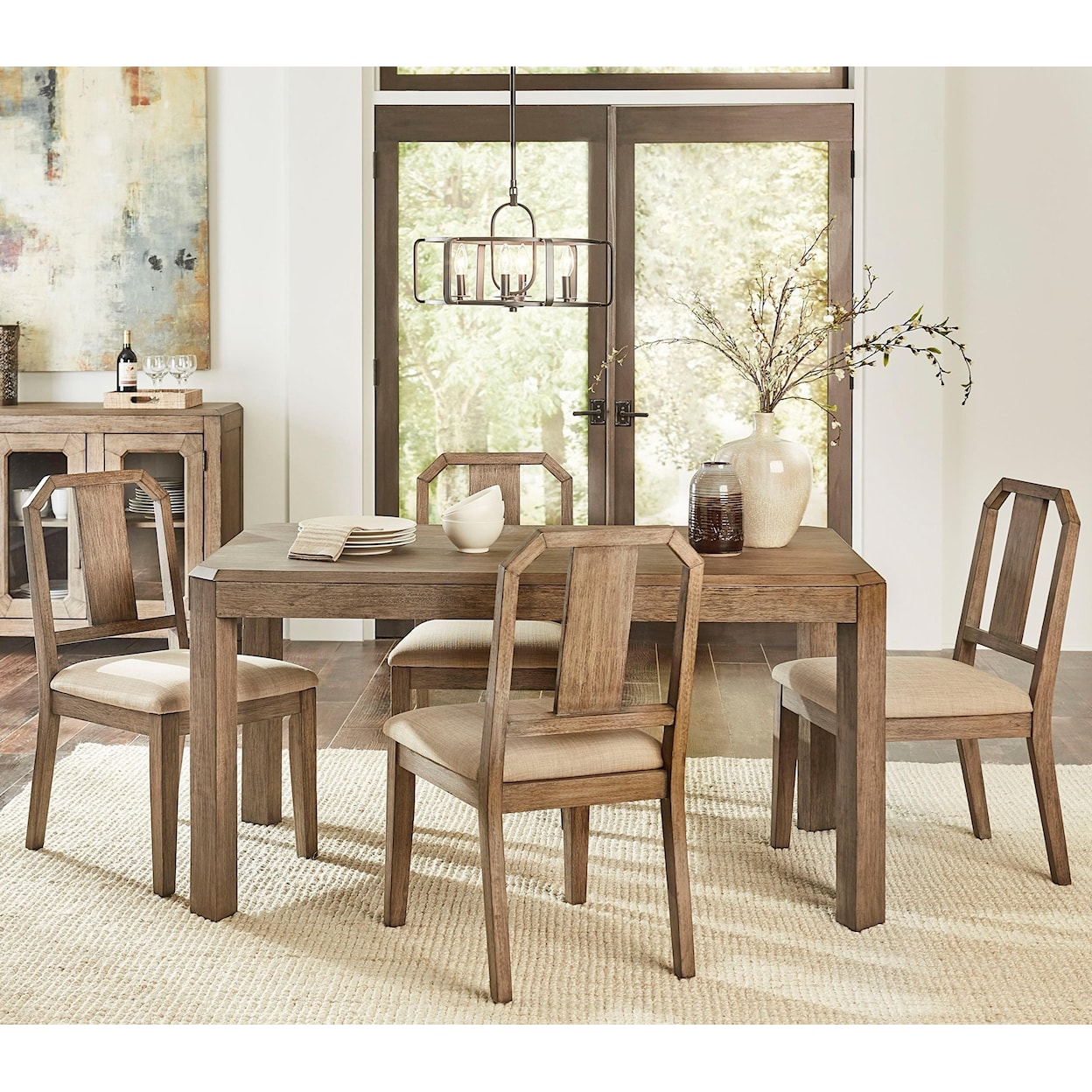 Modus International Acadia 5-Piece Dining Table Set