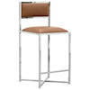 Modus International Amalfi X-Base Counter Stool in Cognac