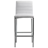 Modus International Amalfi Metal Back Bar Stool in White