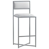 Modus International Amalfi X-Base Bar Stool in White