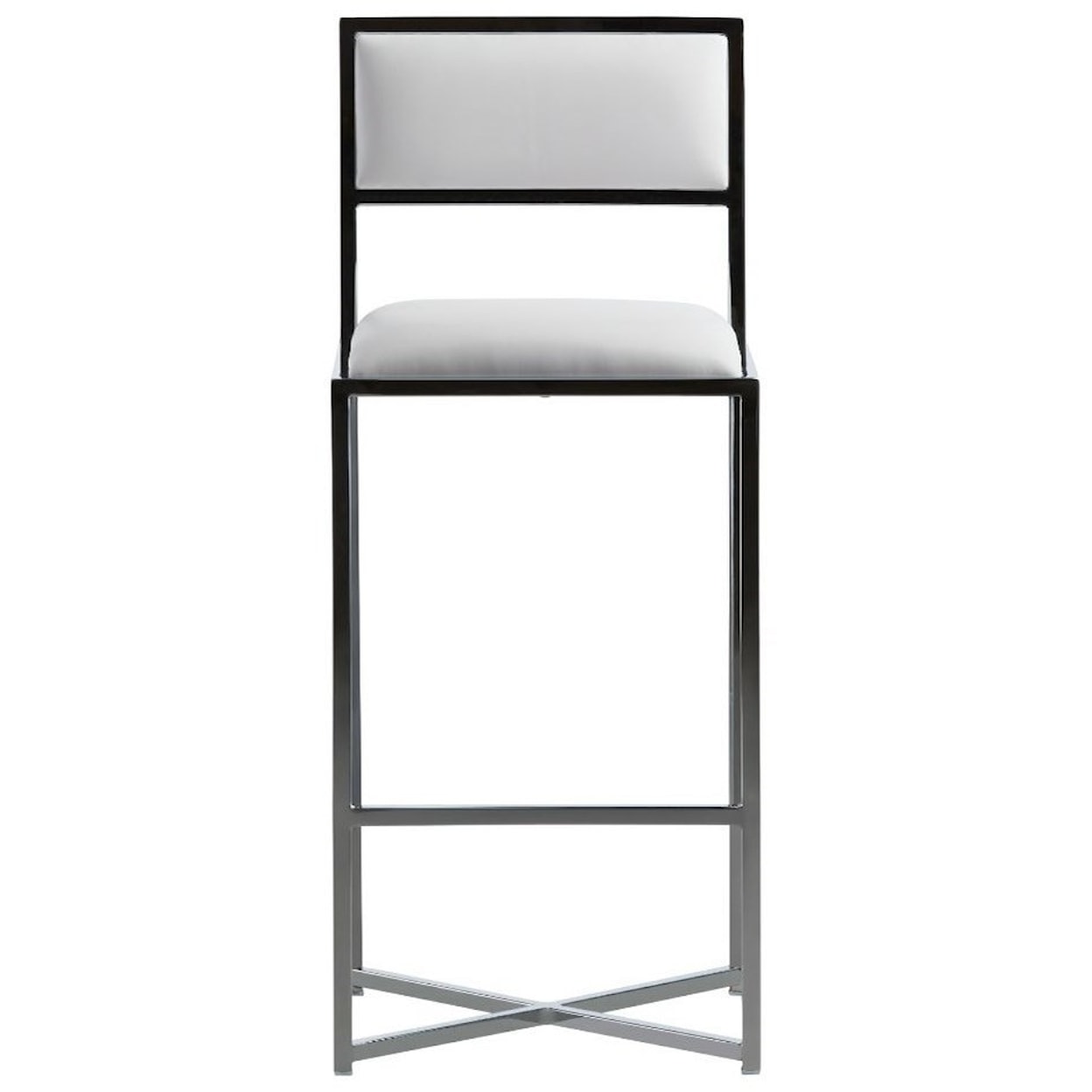 Modus International Amalfi X-Base Bar Stool in White