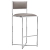 Modus International Amalfi X-Base Bar Stool in Taupe