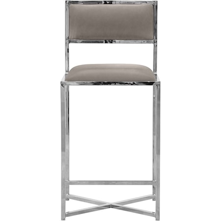 X-Base Counter Stool in Taupe