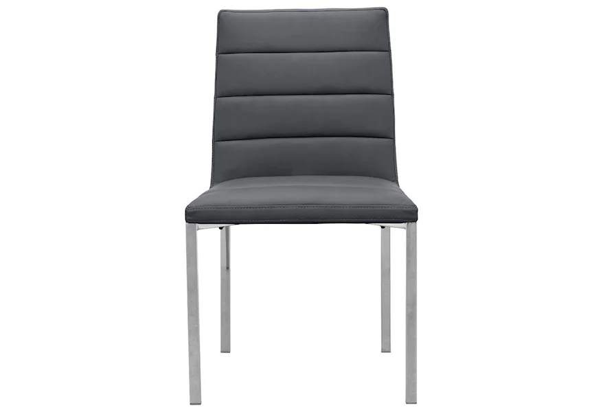 Amalfi Metal Back Chair in Cobalt by Modus International at Lynn's Furniture & Mattress