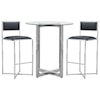 Modus International Amalfi X-Base Bar Stool in Cobalt