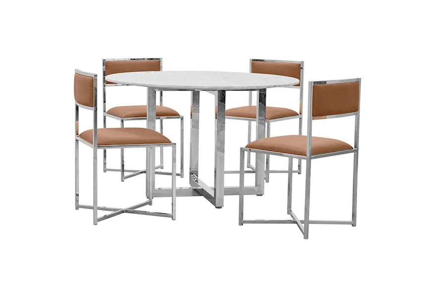 Amalfi 5-Piece Table Set by Modus International at A1 Furniture & Mattress