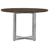 48" Round Table with Wood Top