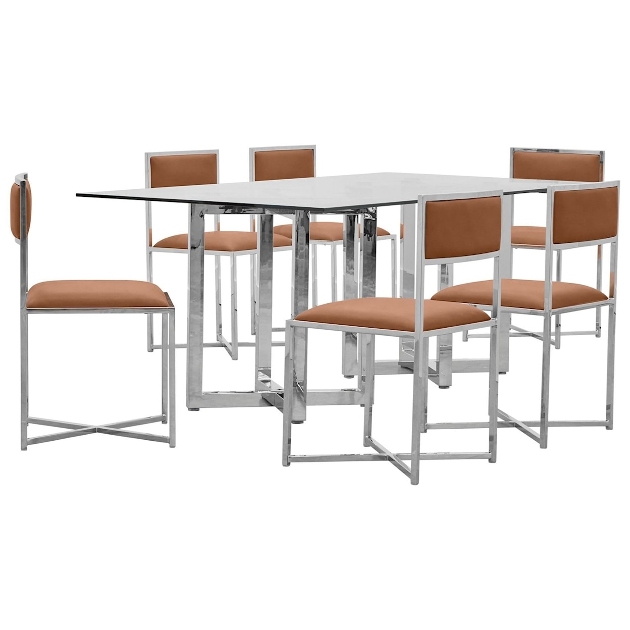 Modus International Amalfi 7-Piece Table Set