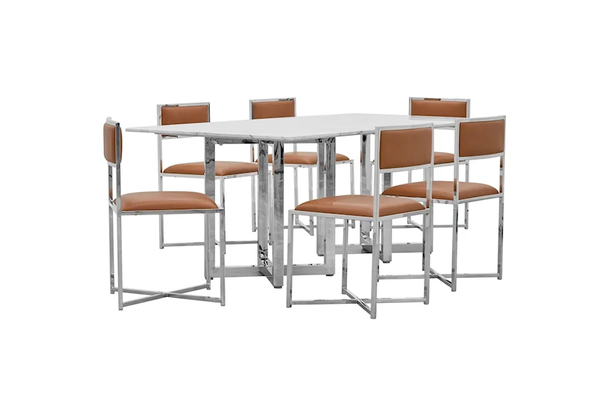 Amalfi 7-Piece Table Set by Modus International at Reeds Furniture