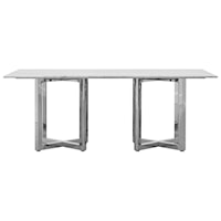 Rectangle Table with Marble Top