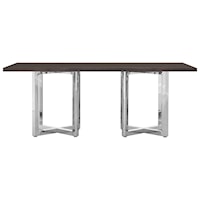 Rectangle Table with Wood Top