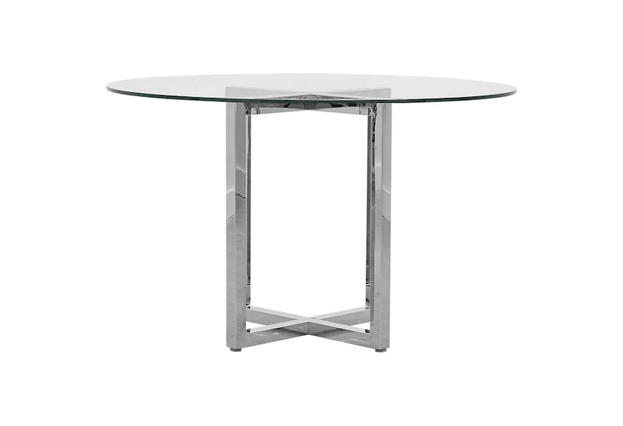 Amalfi 54" Round Counter Table by Modus International at Lynn's Furniture & Mattress