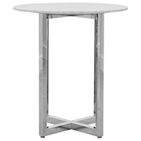 32" Round Bar Table with Marble Top