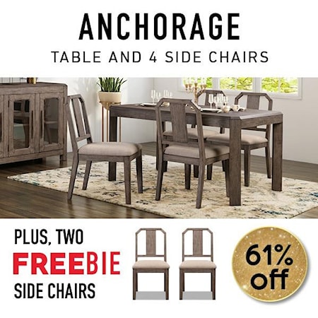 Anchorage Dining Set with Freebie!