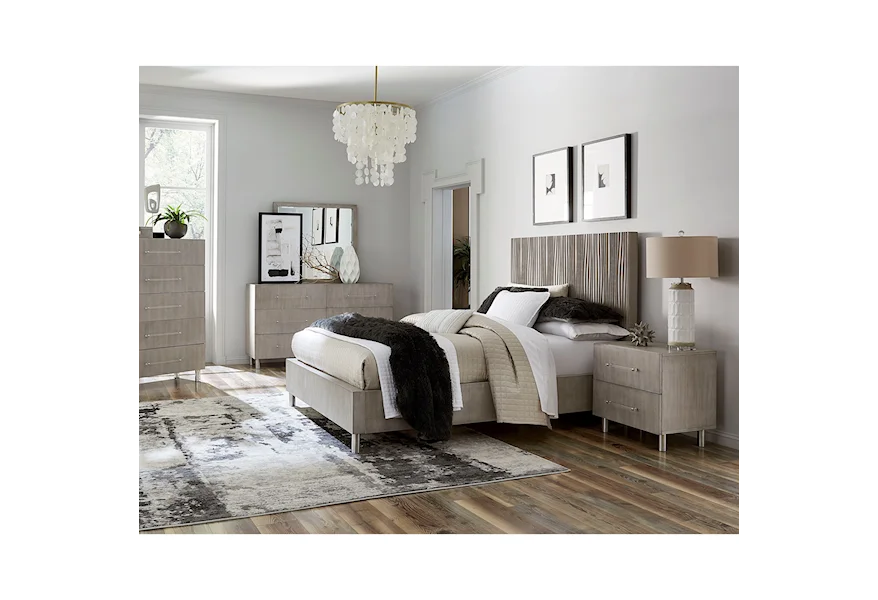 Argento California King Bedroom Group by Modus International at Reeds Furniture