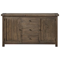 Solid Wood Sideboard