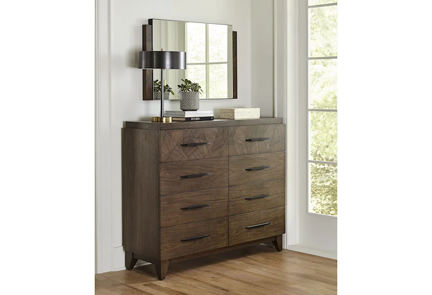 Broderick Eight-Drawer Dresser by Modus International at Reeds Furniture