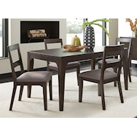 Mid-Century Modern 5-Piece Table and Chair Set