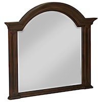 Solid Wood Beveled Glass Mirror