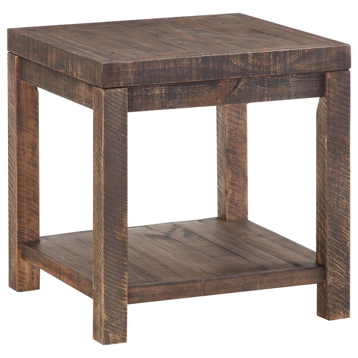 Modus International Craster   Reclaimed Wood Side Table