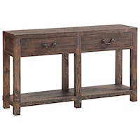 Reclaimed Wood Console Table in Smoky Taupe