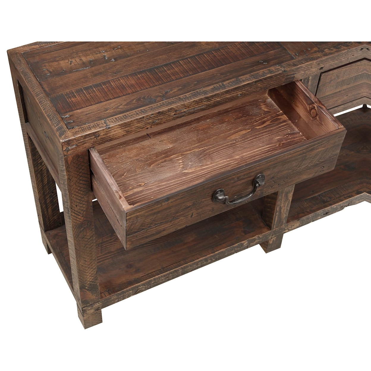 Modus International Craster   Reclaimed Wood Console Table