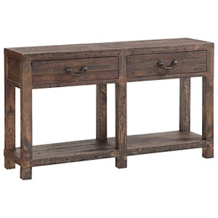 Reclaimed Wood Console Table