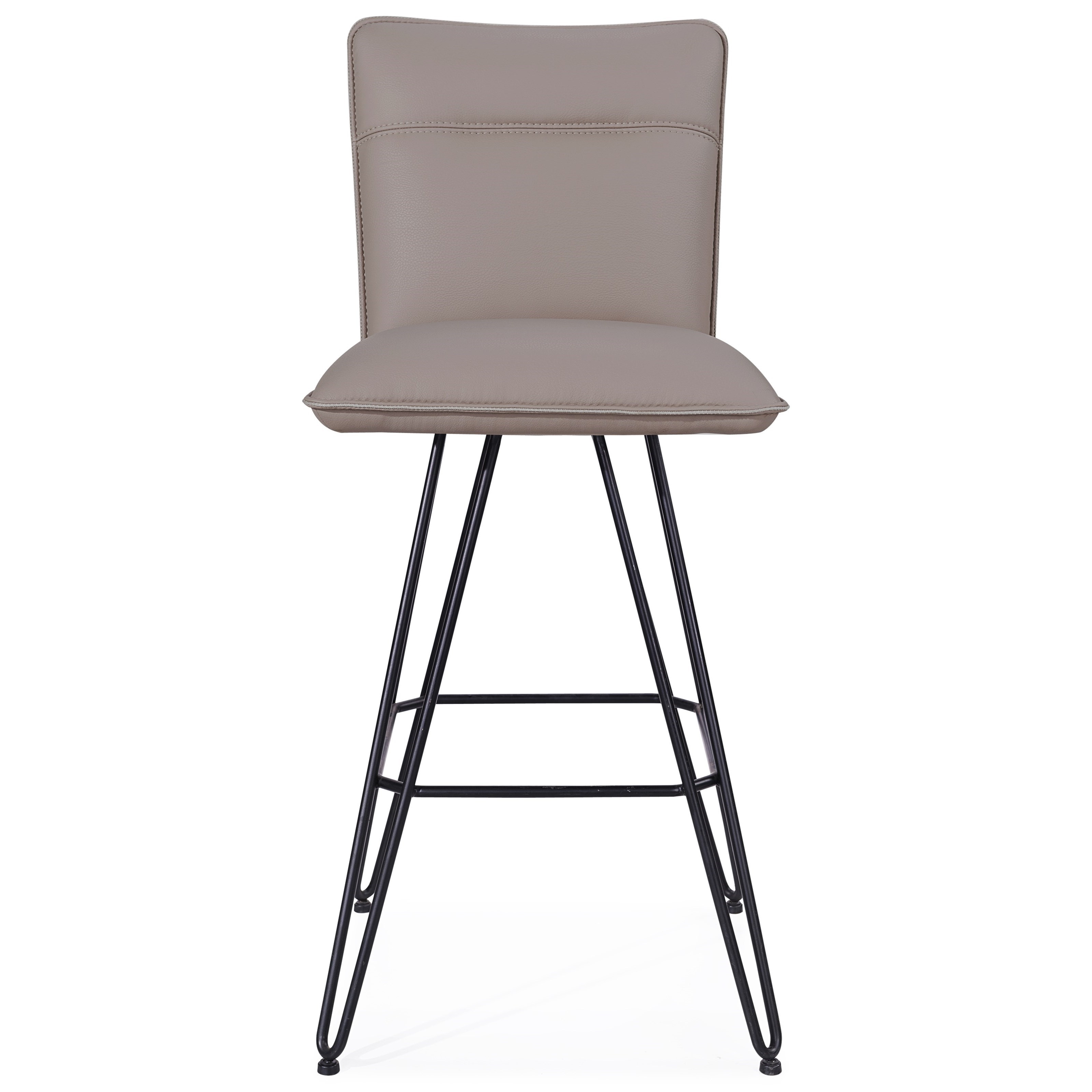 Modus International Crossroads Demi Hairpin Leg Swivel Bar Stool in ...