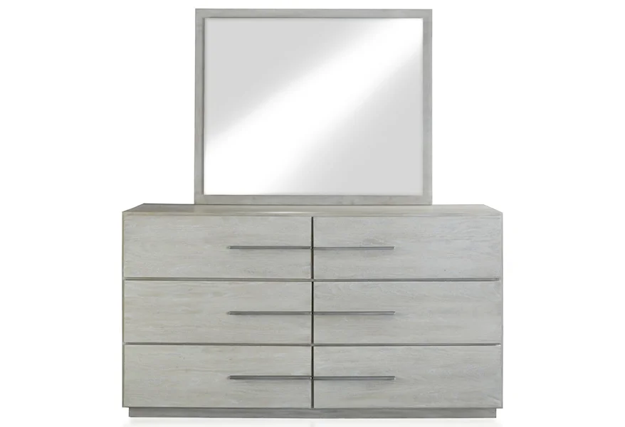Destination Dresser and Mirror Set by Modus International at Reeds Furniture