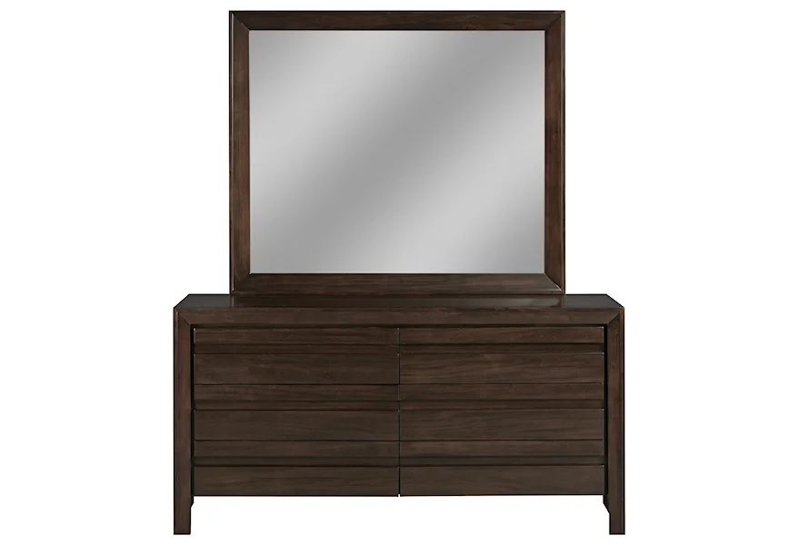 Element Dresser & Mirror by Modus International at HomeWorld Furniture