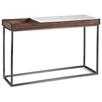 Contemporary Console Table with Dual-Level Top