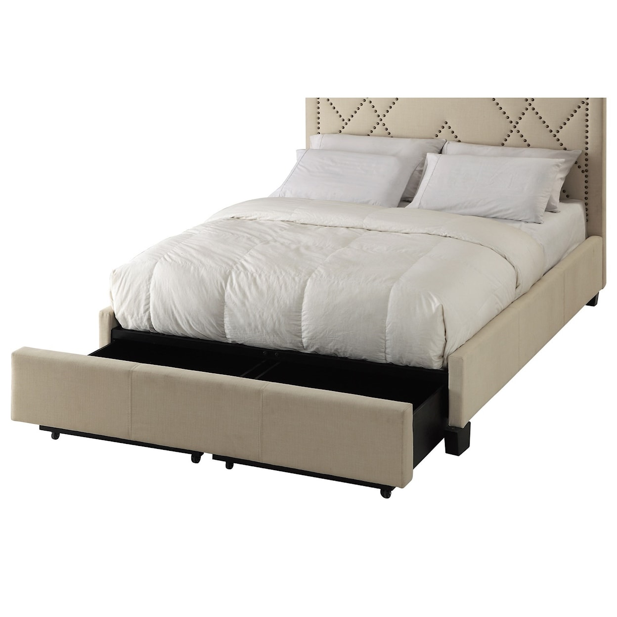 Modus International Geneva Queen Vienne Platform Storage Bed