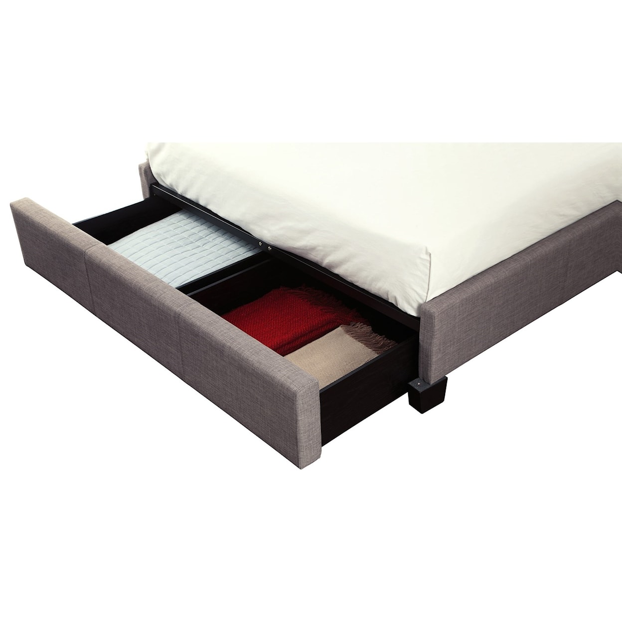 Modus International Geneva Full Adona Platform Storage Bed