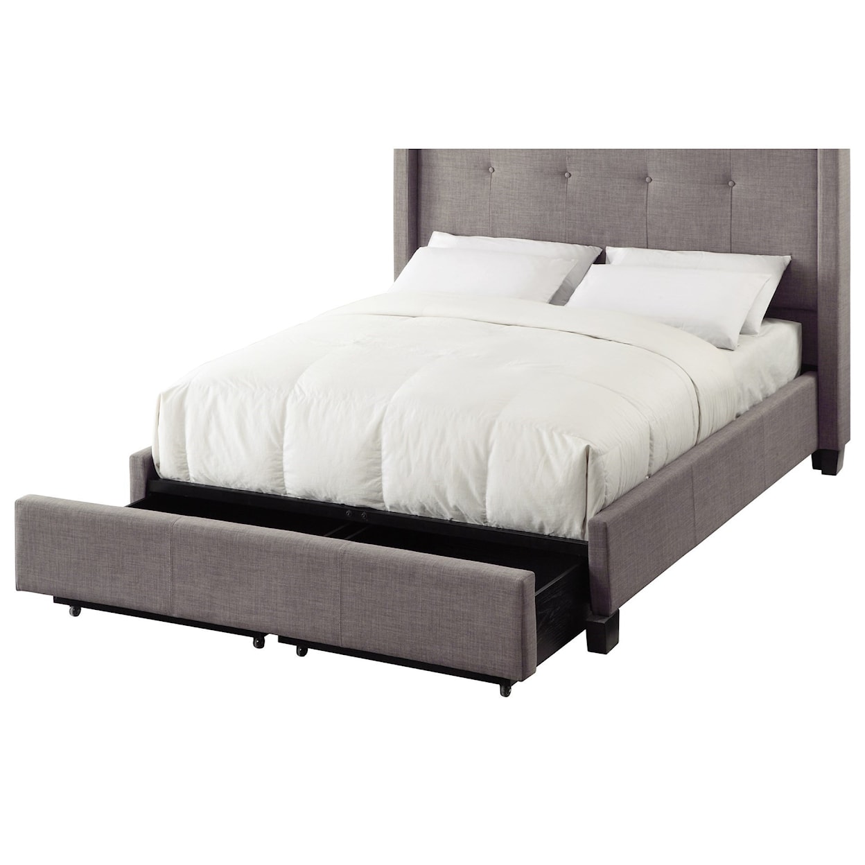 Modus International Geneva Full Madeleine Platform Storage Bed