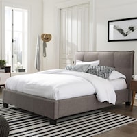 King Adona Upholstered Platform Storage Bed with Buttonless Tufting