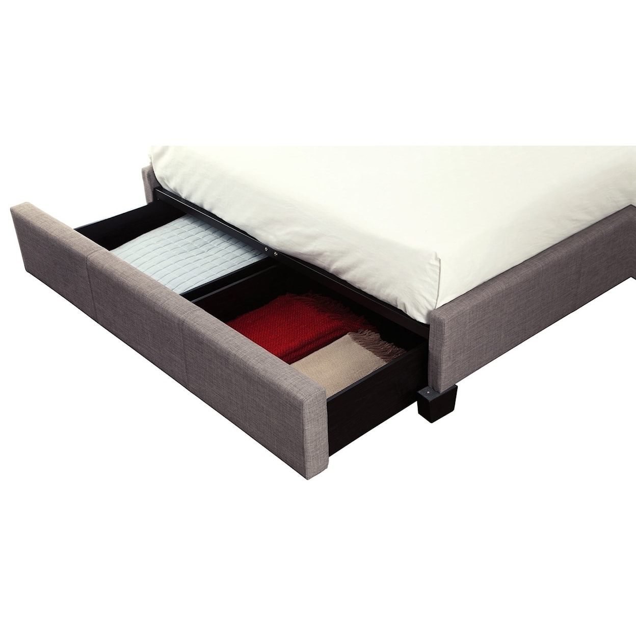 Modus International Geneva King Adona Platform Storage Bed