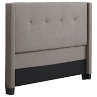 Queen Madeleine Upholstered Headboard with Button Tufting