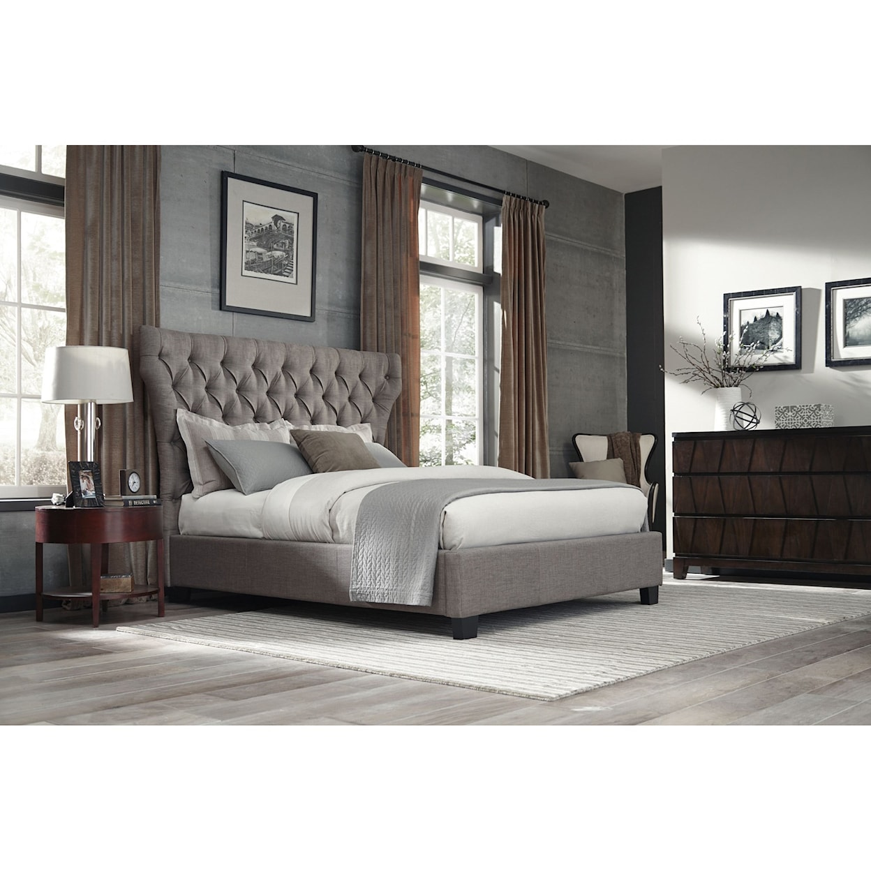 Modus International Geneva King Melina Platform Bed