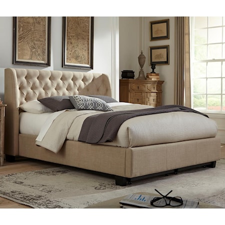Cal King Levi Storage Bed