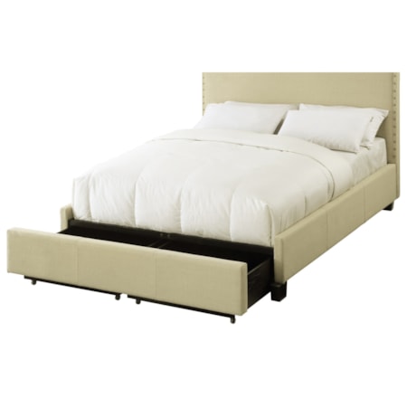 Full Tavel Platform Storage Bed