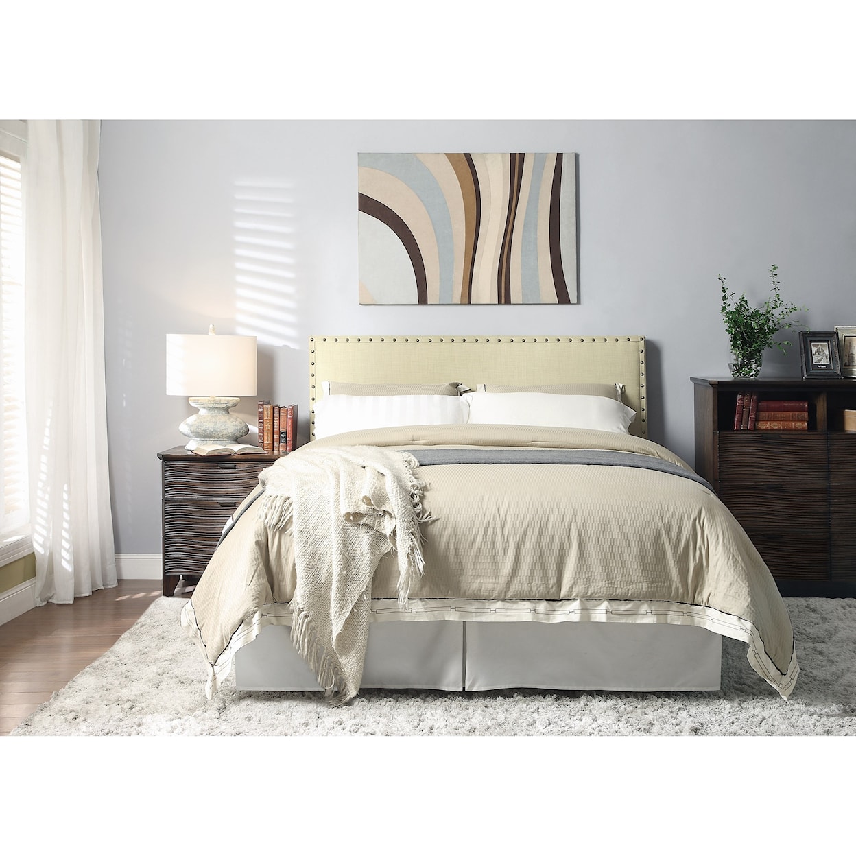 Modus International Geneva Cal King Tavel Headboard