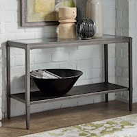 Metal Console Table in Shadow