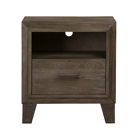 1-Drawer Nightstand in Onyx