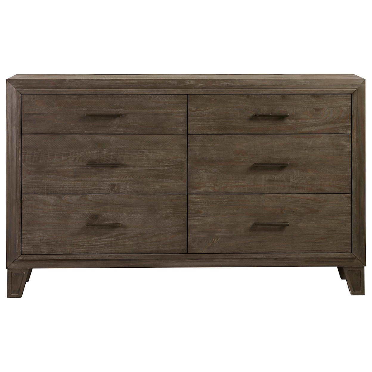 Modus International Hadley 6-Drawer Dresser in Onyx