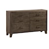 Modus International Hadley 6-Drawer Dresser in Onyx