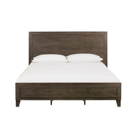 California King Panel Bed in Onyx