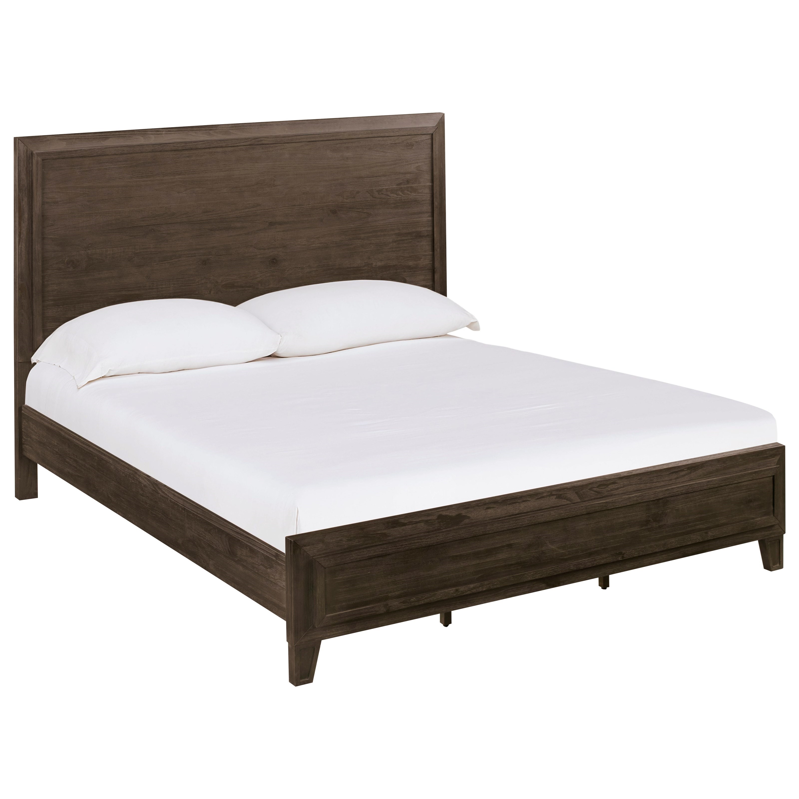 Modus Furniture Hadley California King Panel Bed in Onyx