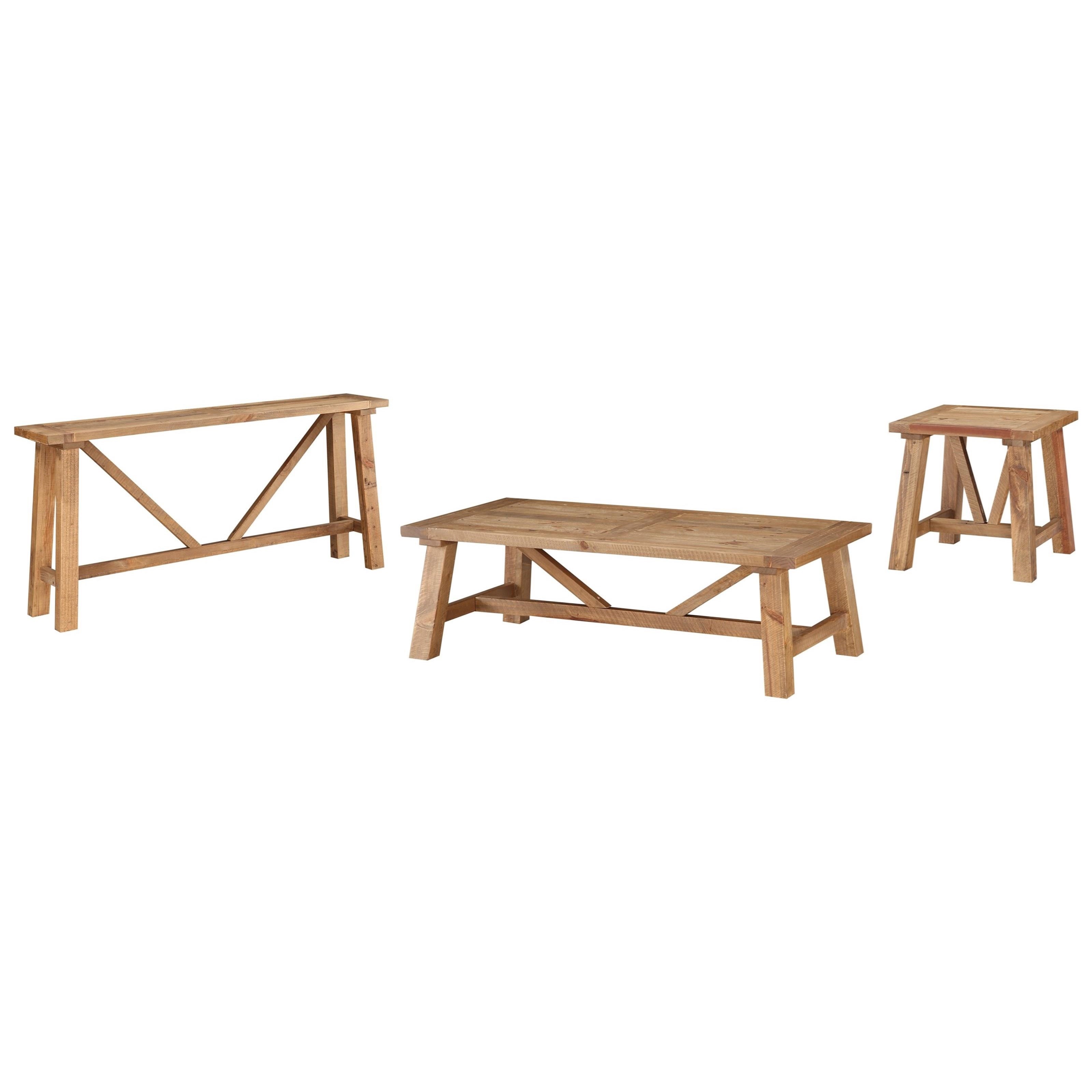 Modus Furniture Harby  Reclaimed Wood Console Table